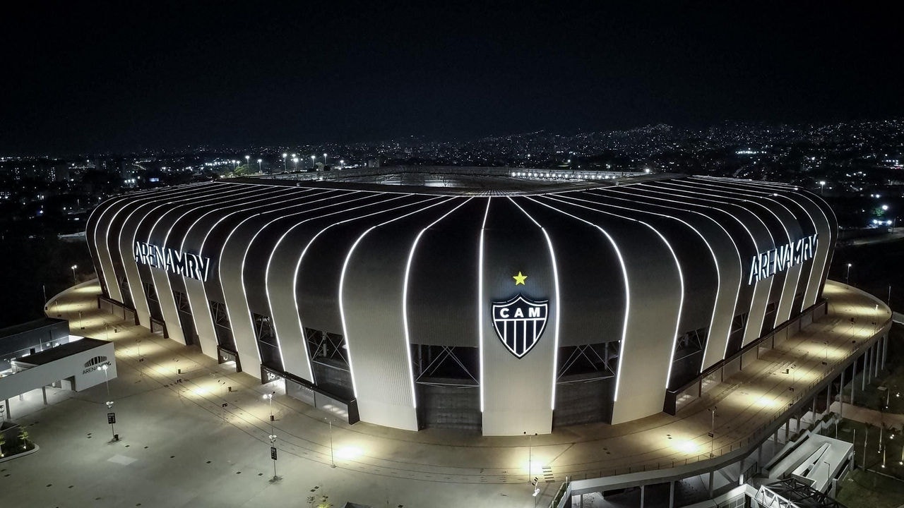 Arena MRV fica às margens da Via Expressa, na região Noroeste de Belo Horizonte, perto de Contagem