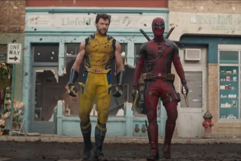 Wolwerine (Hugh Jackman) e Deadpool (Ryan Reynolds) em cena do filme que leva o nome dos super-heróis