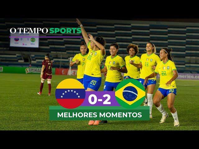Pelo sub-20 feminino, a seleção brasileira venceu a Venezuela. Assista aos melhores momentos.