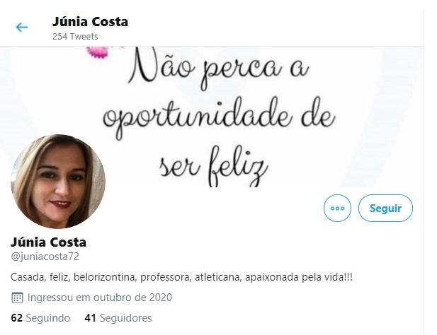 Uma das contas que ajudam no engajamento da campanha do candidato do Cidadania utiliza a imagem de uma brasileira que morreu em janeiro de 2020