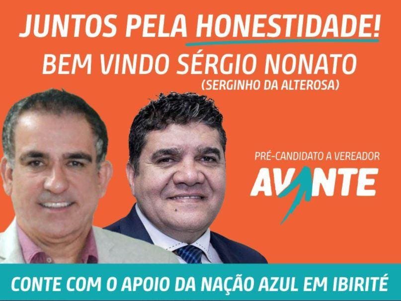 É falso que Sergio Nonato seja candidato a vereador em Ibirité