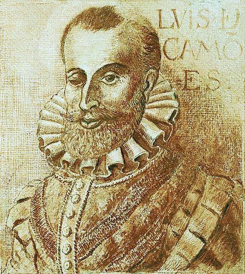 O poeta português Luís Vaz de Camões (1524-1580)