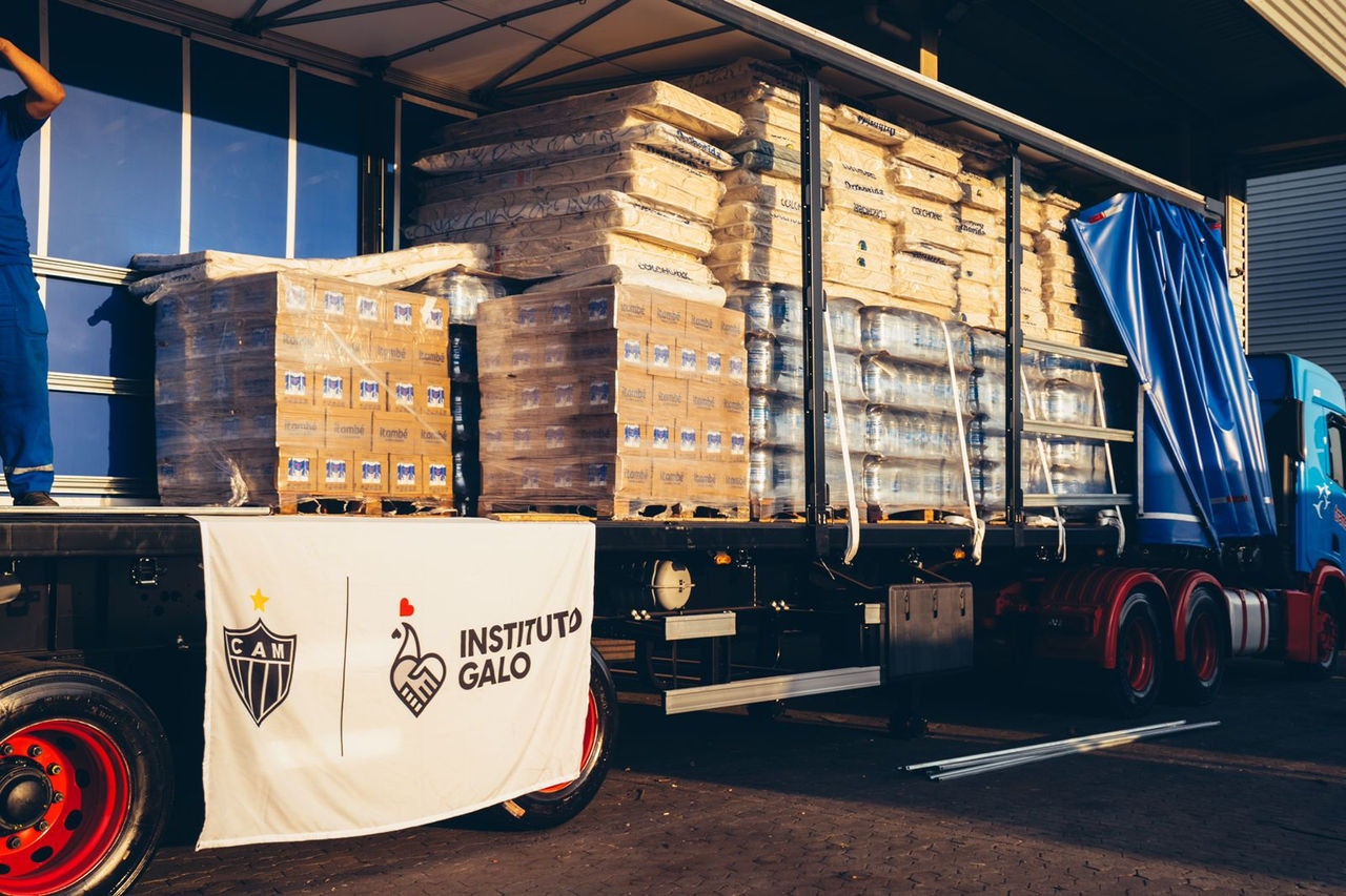 Atlético envia carreta com donativos para o Rio Grande do Sul, que vive uma crise terrível devido às enchentes